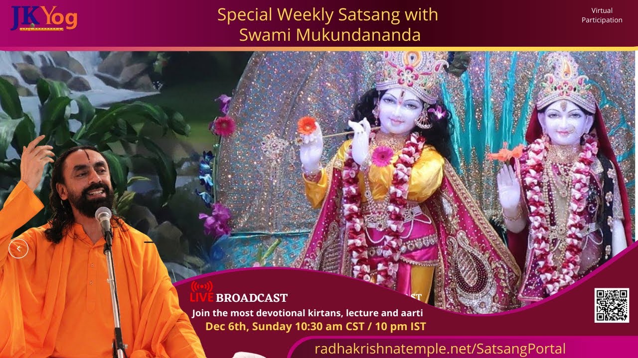 JKYog Weekly Satsang | LIVE Lecture by Swami Mukundananda | MUST WATCH FOR EVERY SADHAK | Kirtans
