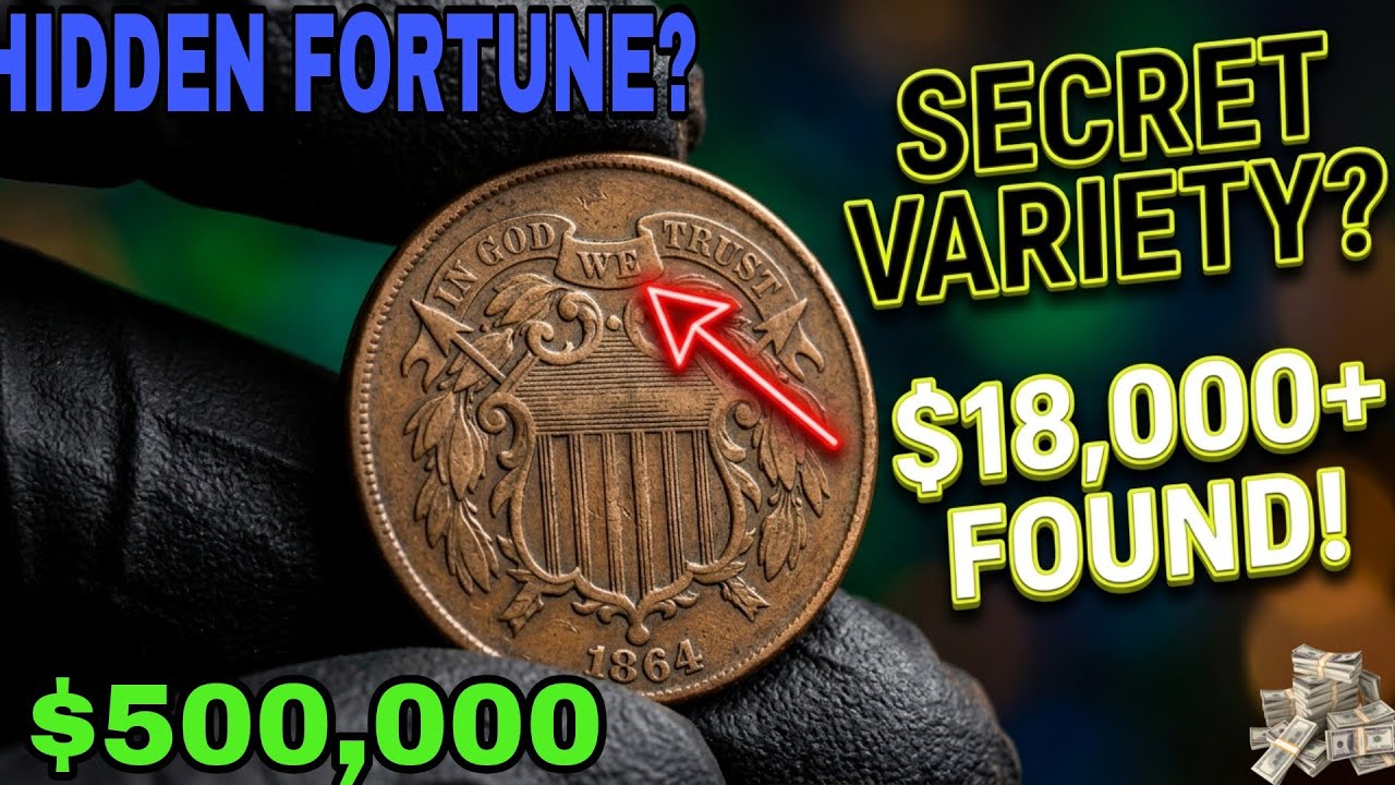$500,000; 1864 2 Cents Coin Value Today | Rare United States 2&cent; Coin Worth Money?