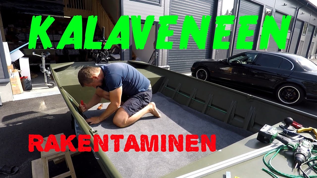 KALAVENEEN RAKENTAMINEN - ALUMACRAFT JON BOAT MODIFICATION