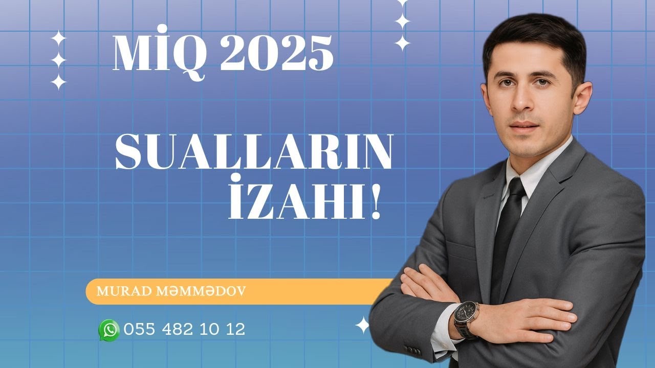FİZİKİ TƏRBİYƏ. MİQ 2025 Sualların izahı