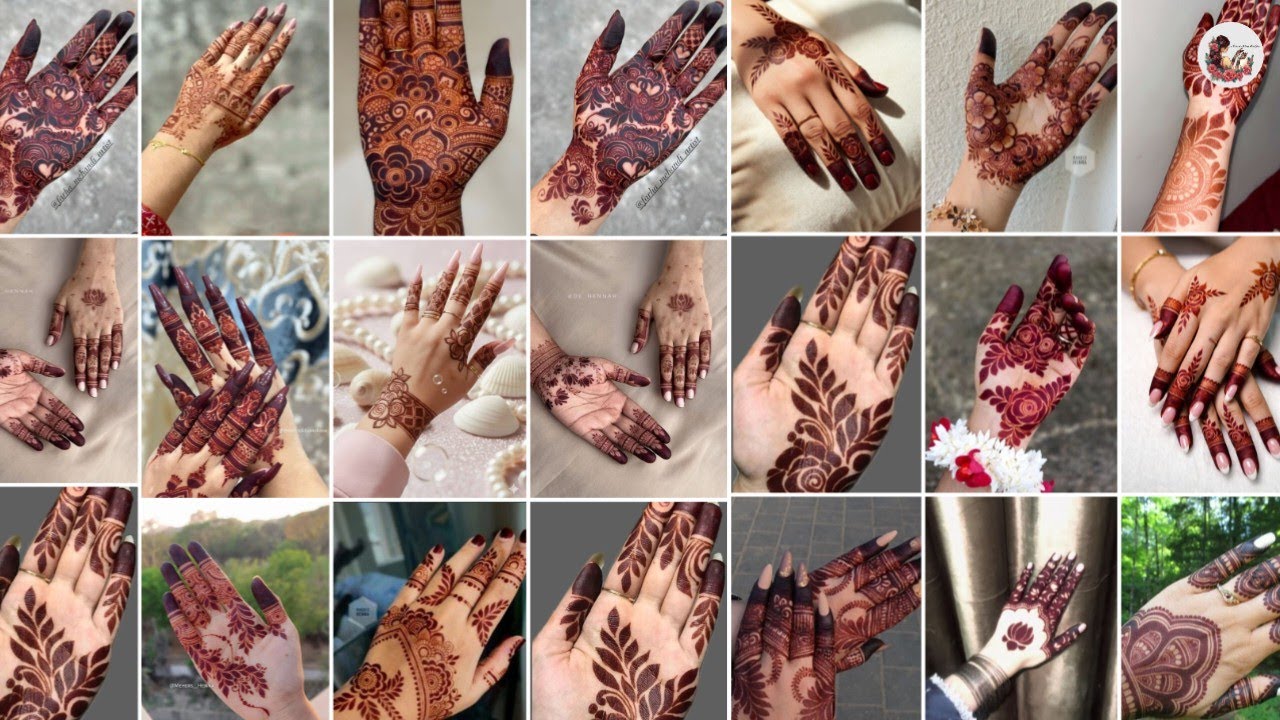 New Flower Mehndi Design | Mehandi Ka Simple Design | Mehndi Design For Hands | Easy Henna Designs 