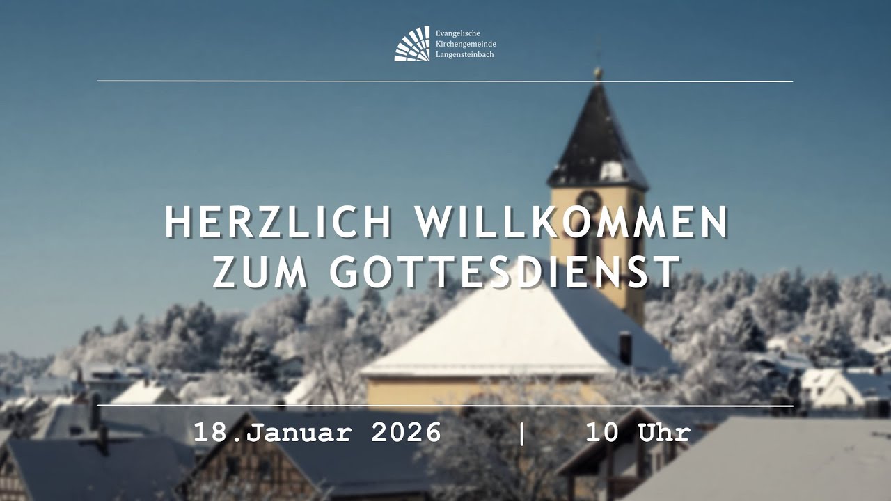 Gottesdienst am 18.01.2026 I Prädikantin Claudia Märkt