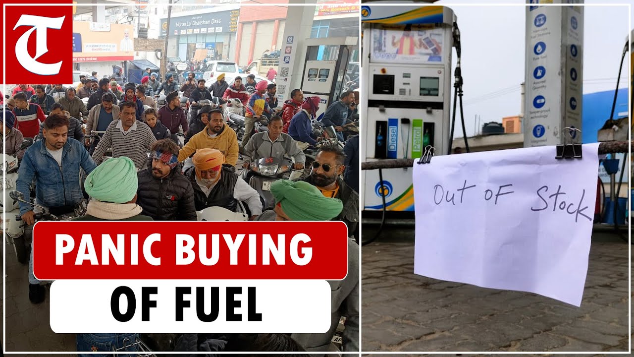 People throng petrol pumps in Punjab after truckers go on strike