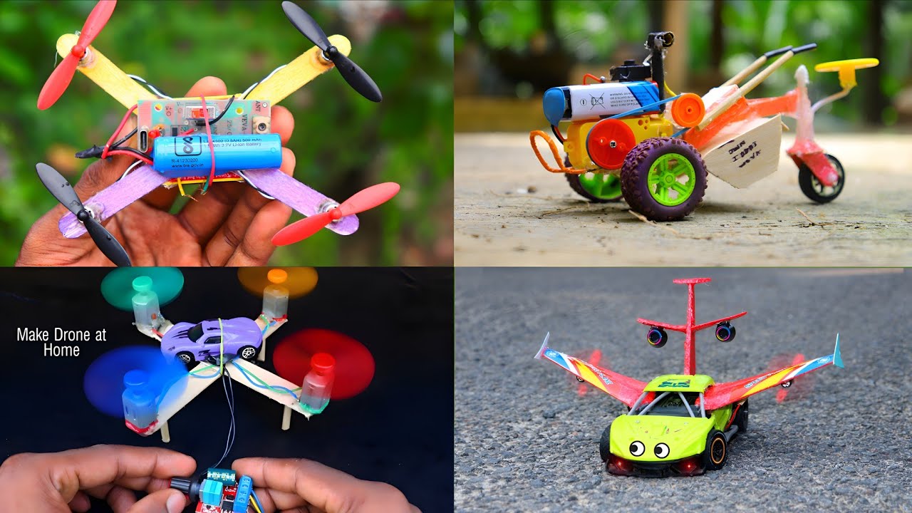 4 Amazing DIY TOYs - 4 Amazing Things You can Make at home
