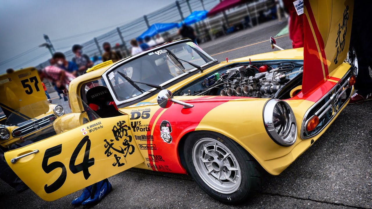 HONDA S800 ホンダ 鬼っぱや！ エスハチ JCCA Racing Sound & Run