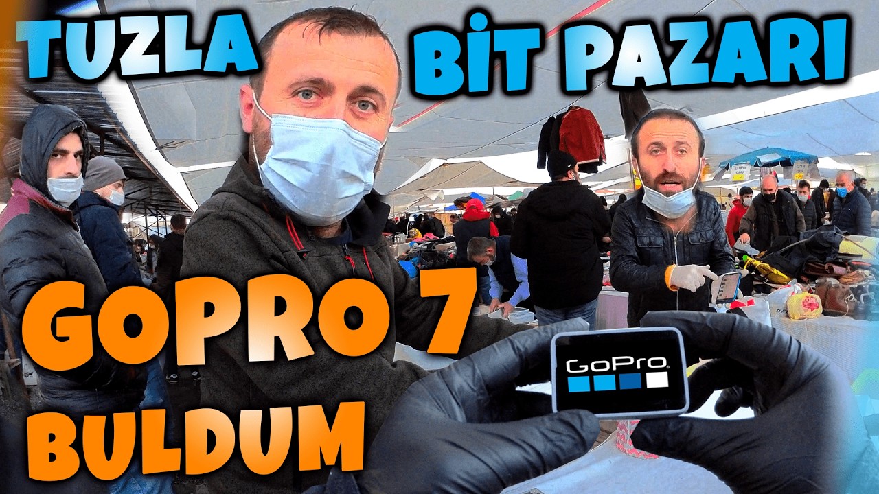TUZLA BİT PAZARI | GO PRO 7 ÇOK UCUZ BULDUK...!