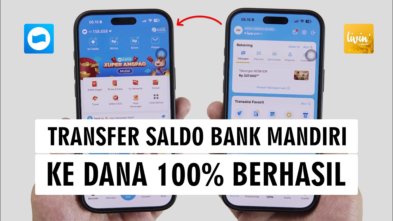 Cara Isi Saldo DANA Lewat Livin by Mandiri - Top Up DANA di Livin by Mandiri