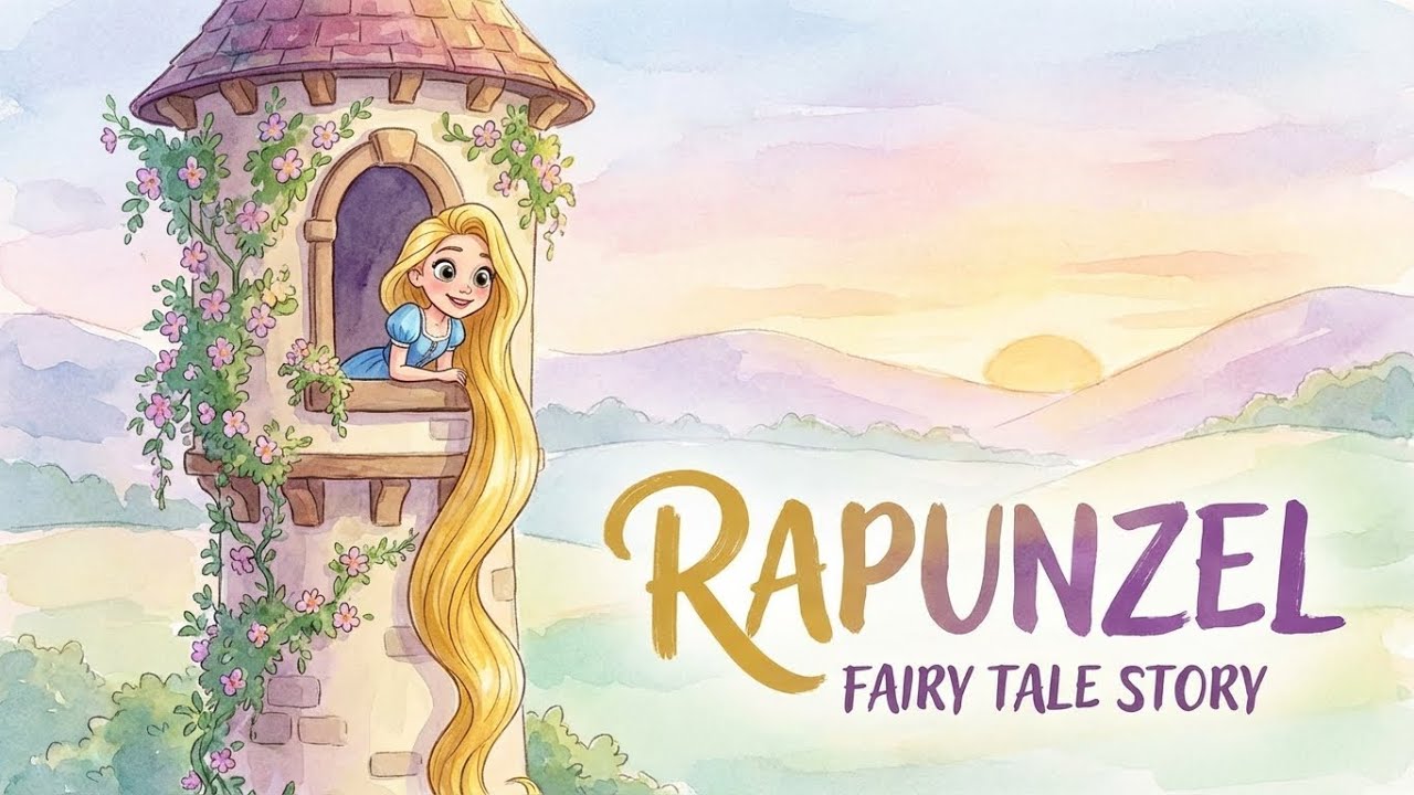 Rapunzel | Classic Fairy Tale Retold 🌙 Calm Story for Kids & Family