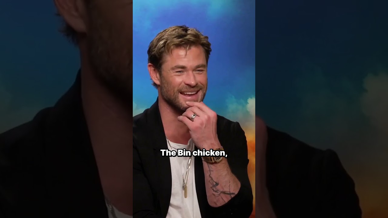 Ever heard of a Bin Chicken? Chris Hemsworth has