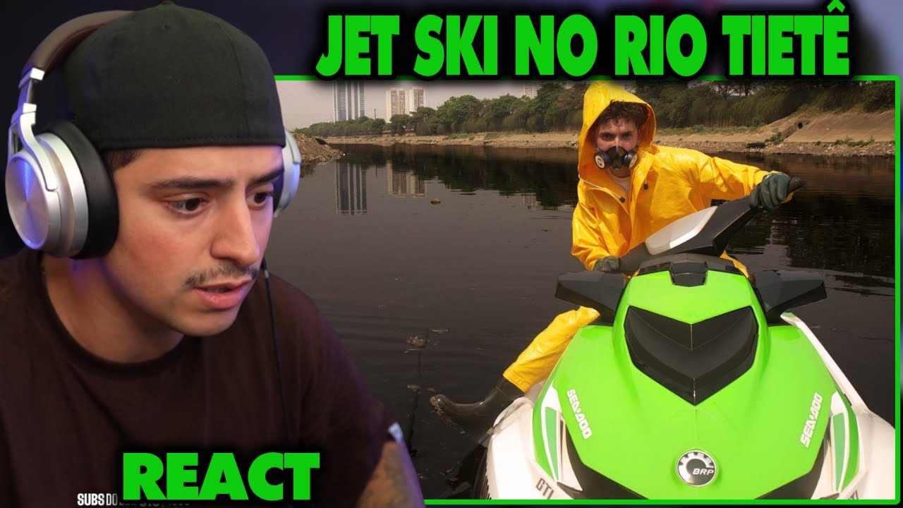 CORINGA REAGINDO A: Coloquei um Jetski no Rio Tiet&ecirc;