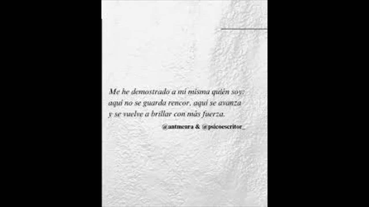 Sin rencor
