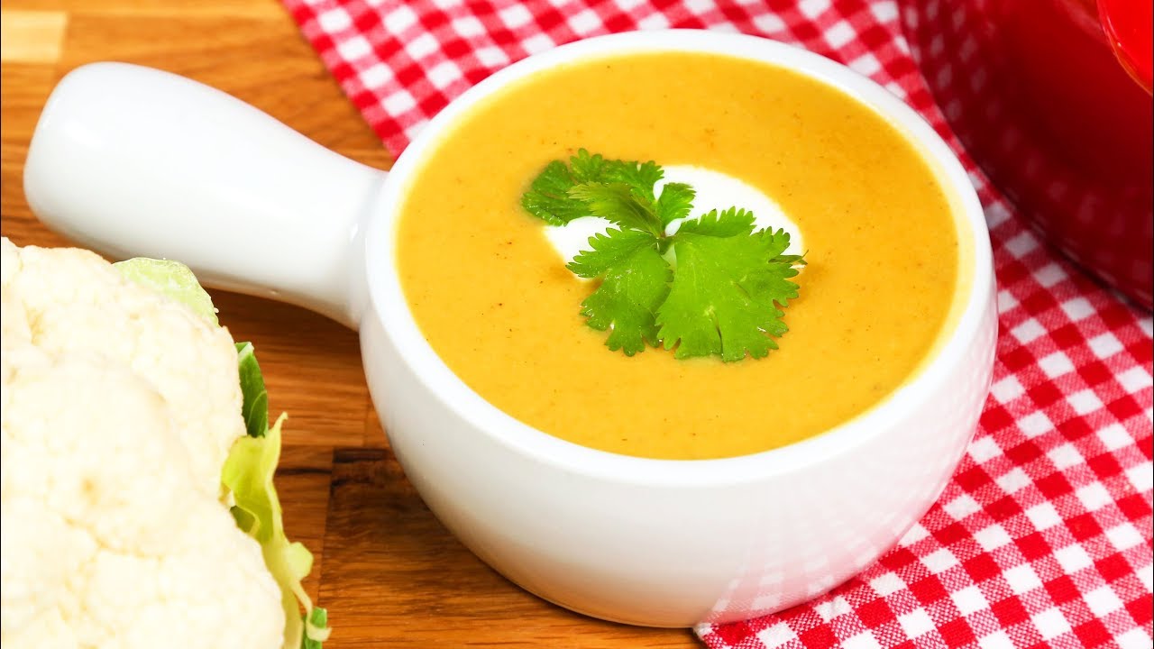 Vegan Cauliflower Soup | #Homemade