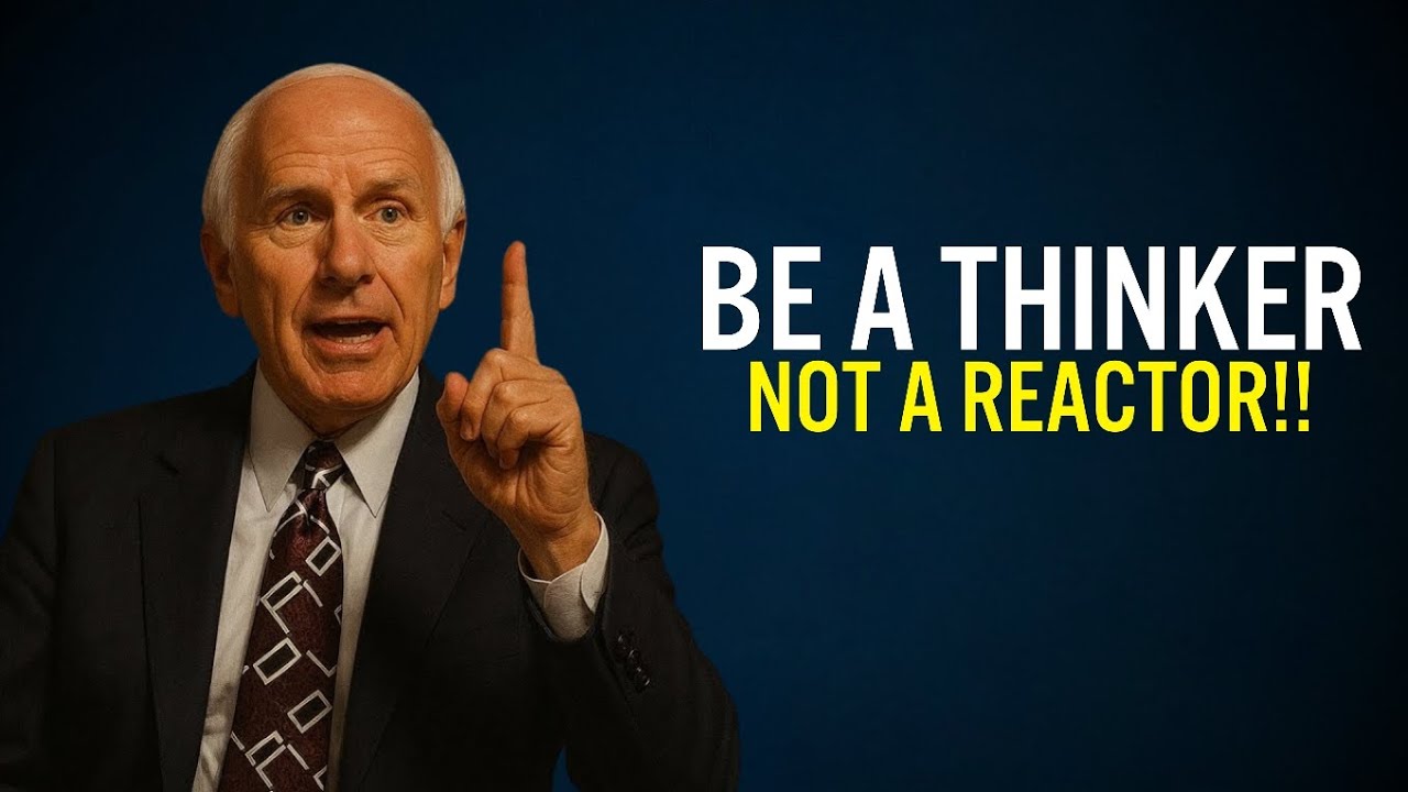 Be a Thinker, Not a Reactor | Jim Rohn Motivation
