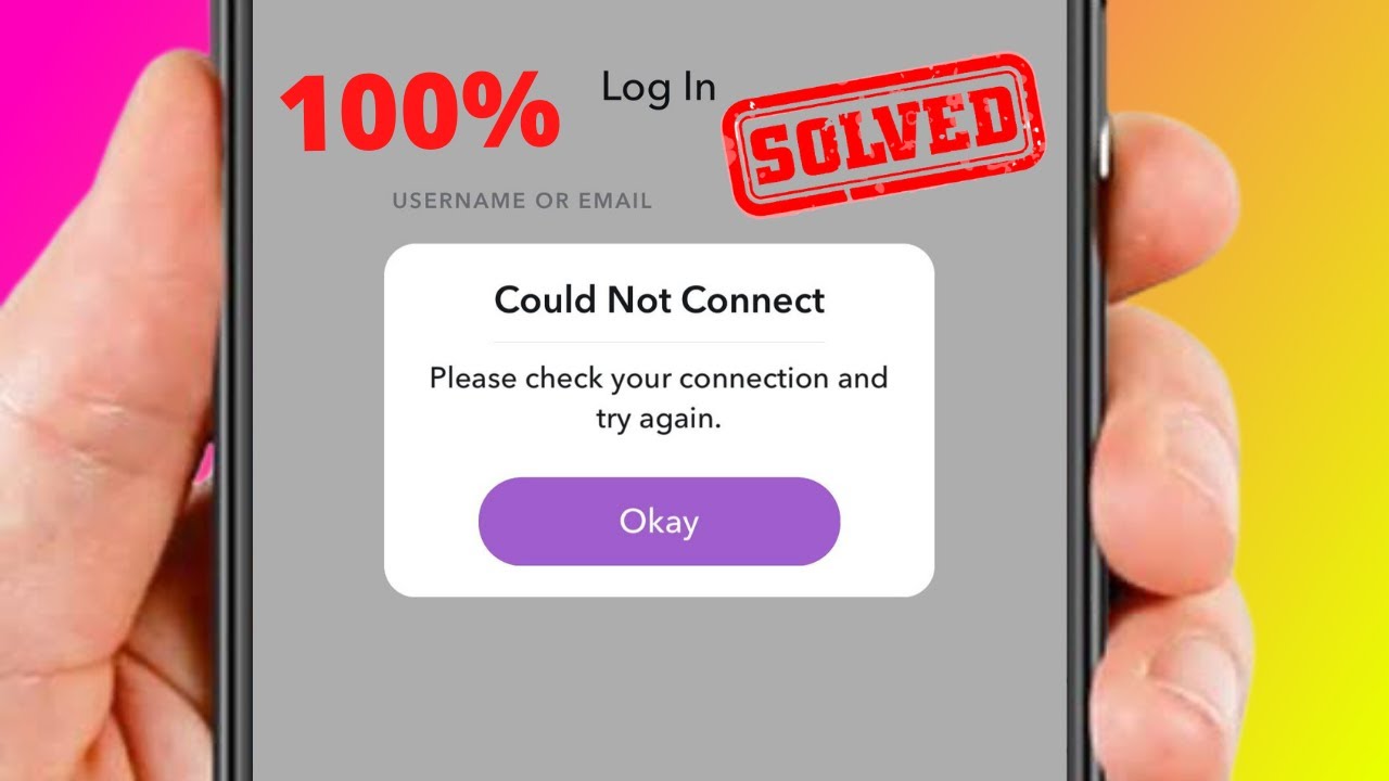 How to Fix Snapchat Login Error Problem | Snapchat Login Problem Please Check Your Connection iPhone