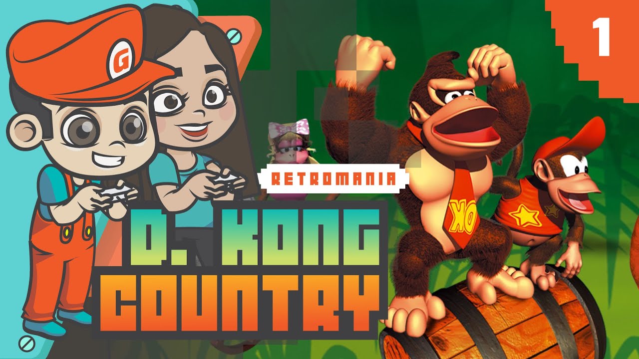 🍌🐵 ¡QUE JUEGO TAN MONO! Donkey Kong Country SNES en Español