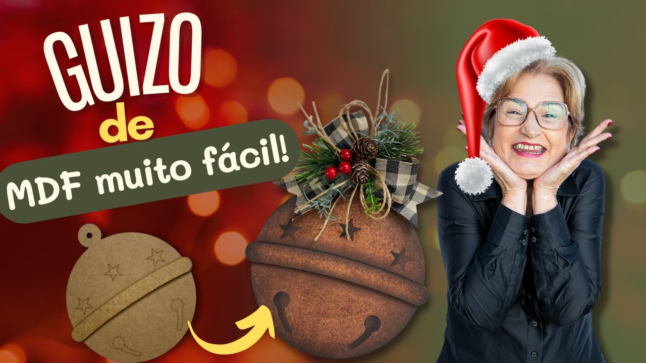 Guizo de MDF, FAÇA e VENDA todo dia até o Natal!