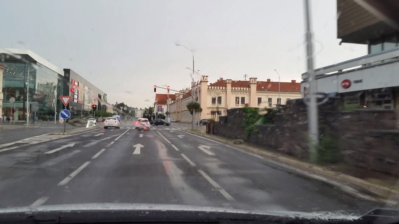 Driving around Nitra, Slovakia, August 2019