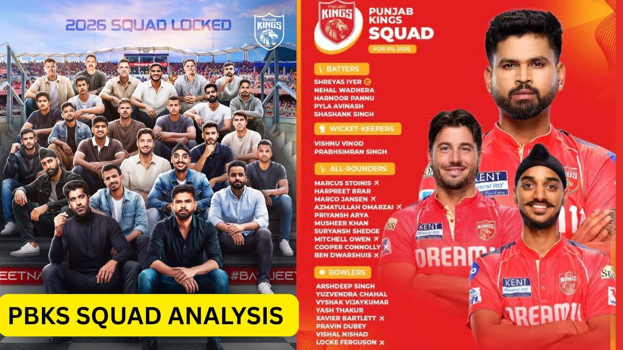 PBKS Auction Analysis: No Backup Wicketkeeper? Risky Squad Call Explained!