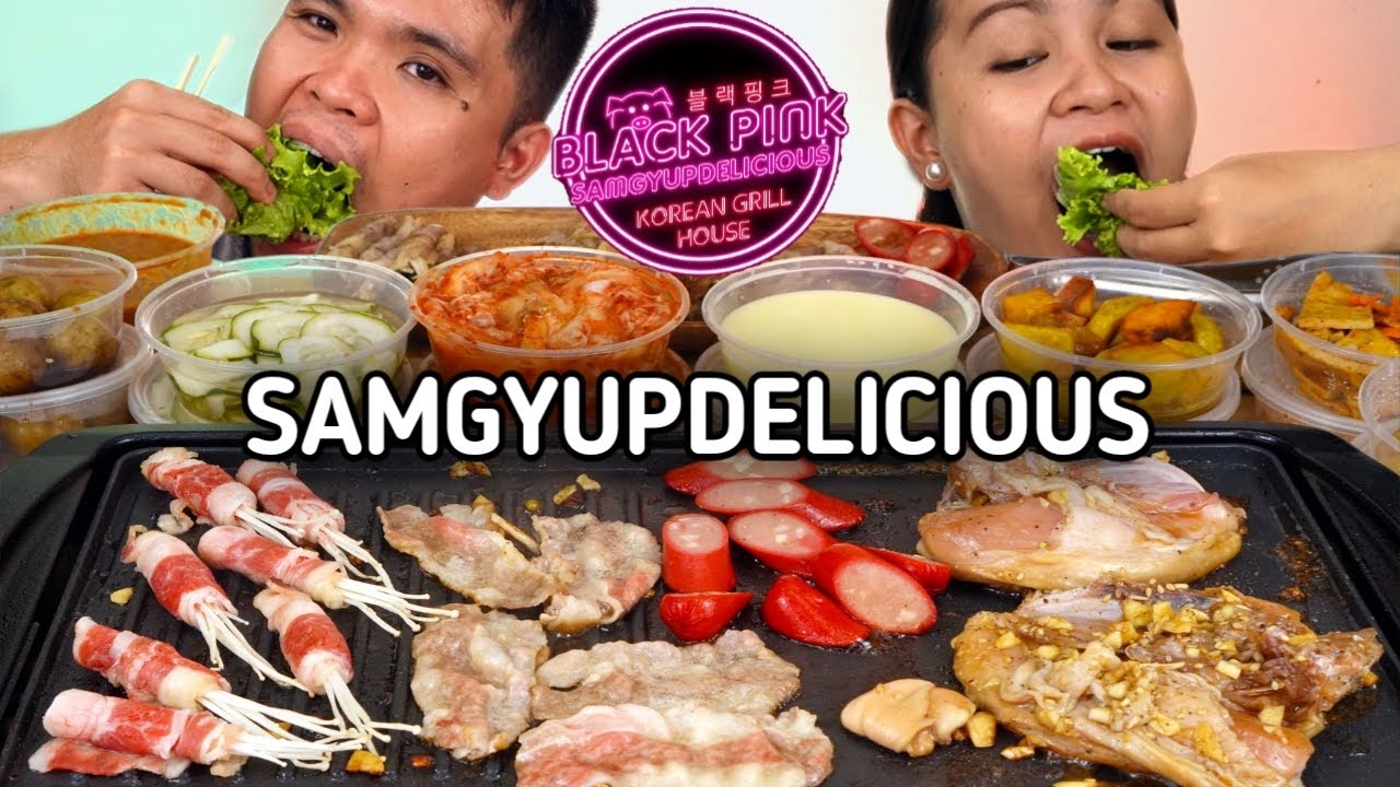 BLACK PINK SAMGYUPDELICIOUS KOREAN GRILL HOUSE | Filipino Mukbanger | Mukbang Philippines