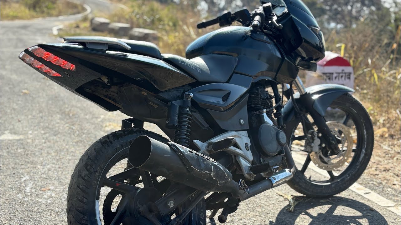6 January 2025 aj ke blog mine pulsar 180  ko kiya modified ￼❤️​⁠@Thehp72rider #2025 #comment