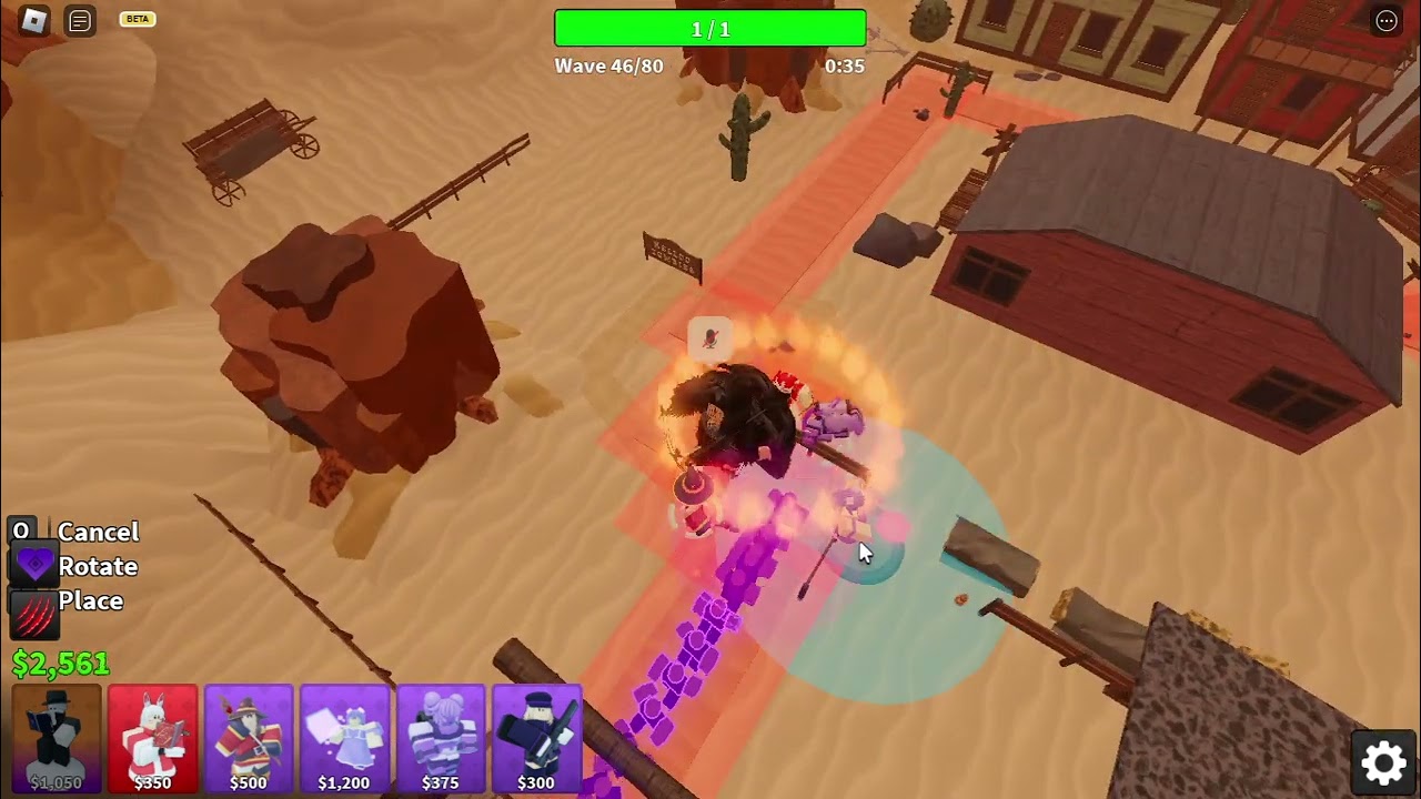 Arena Tower Defense Wild West Master (60+. AFK. Read description for notes!)