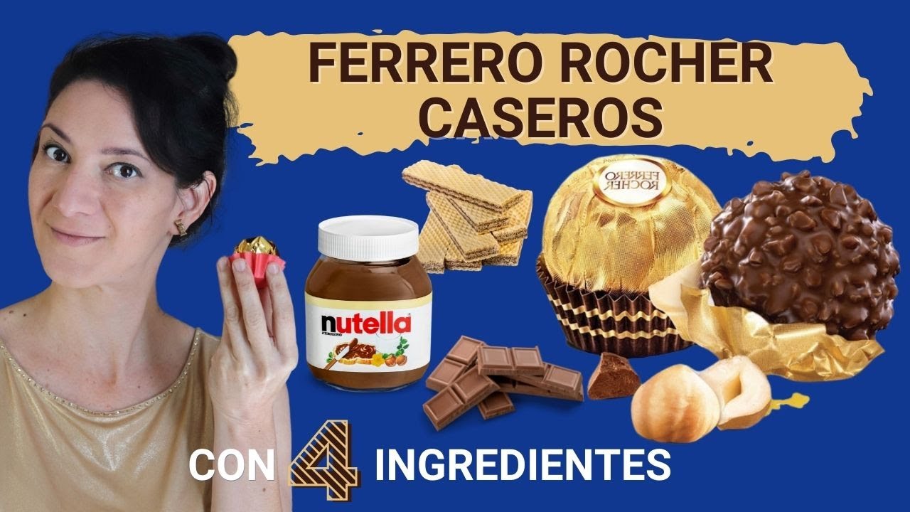 Cómo hacer Ferrero Rocher caseros
