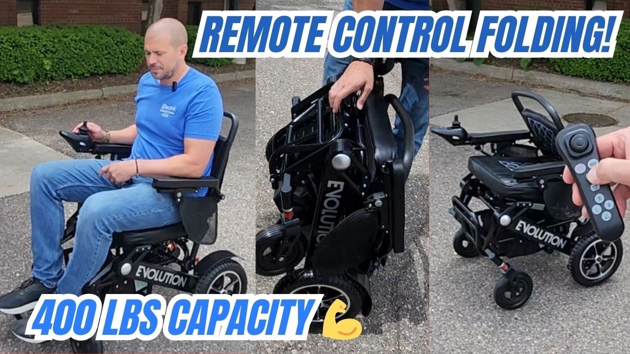 💪 Heavy Duty Auto Folding Wheelchair | Supports 400 lbs Effortlessly | Evalution Evolution