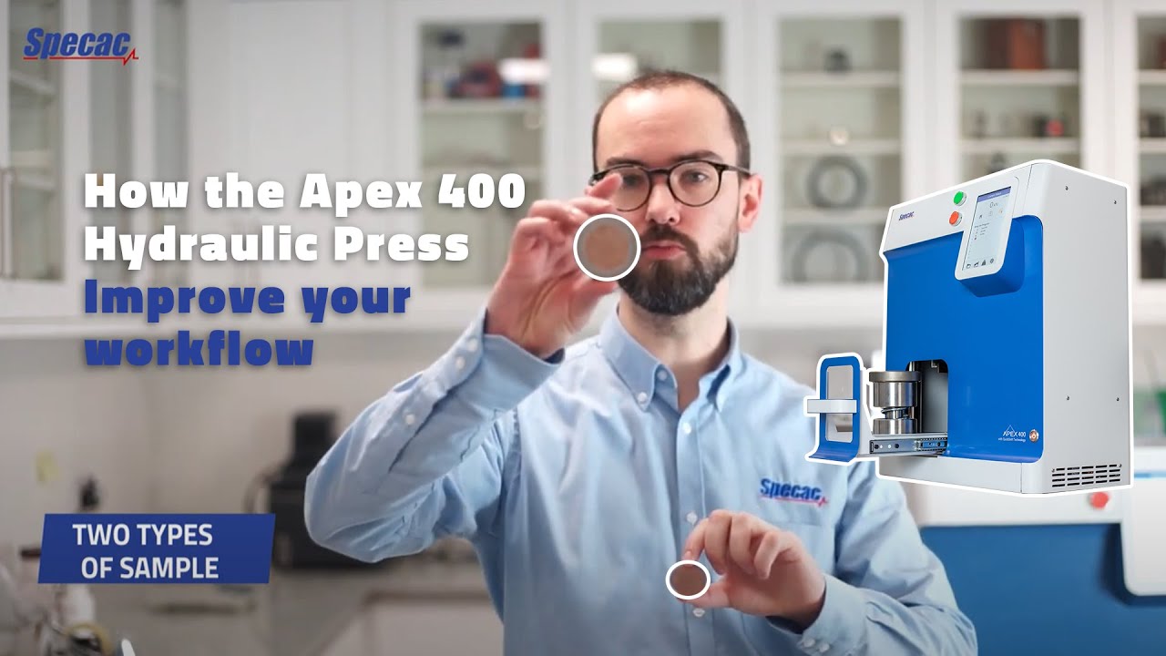 How the Apex 400 Hydraulic Press improve your XRF Lab's workflow