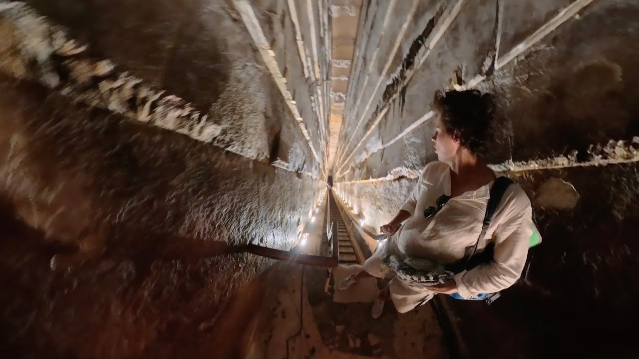 RARE Video Inside the Great Pyramid of Giza