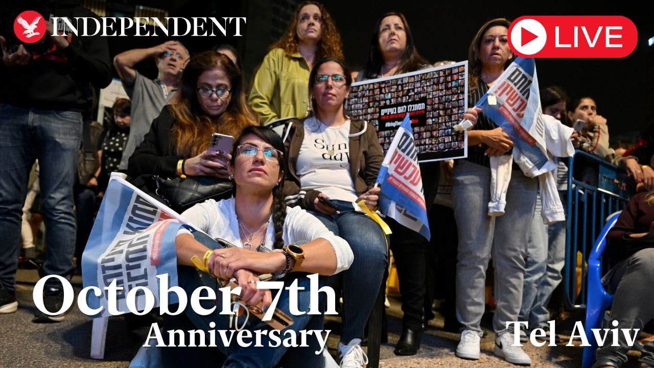 Live: Israel's official state memorial marks one year since October 7 attacks
