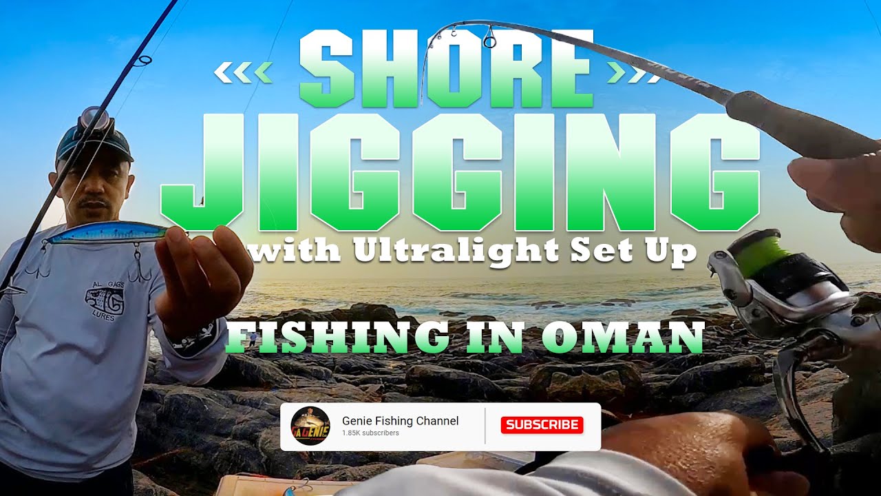 Shore Jigging with Ultra Light Set up | Shimano Nexave 3000 | Littma The One | Fishing in Oman