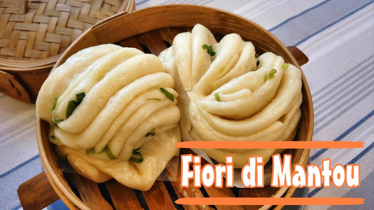 Ricetta Cinese | Fiori di Mantou 蔥花卷 | Panini cinesi al vapore | Sofficissimi | Daisy Mora Italia