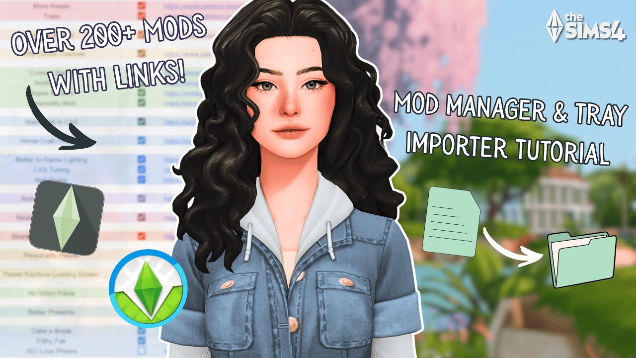 200+ MODS & CC WITH LINKS! | Sims 4 Mega Mod & CC Haul | How to keep your mods folder organized! |
