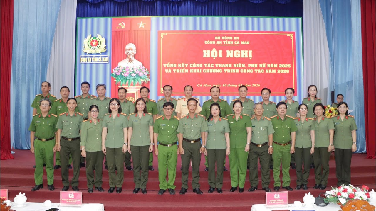 PHÓNG SỰ TỔNG KẾT CÔNG TÁC THANH NIÊN, PHỤ NỮ CÔNG AN TỈNH CÀ MAU NĂM 2025