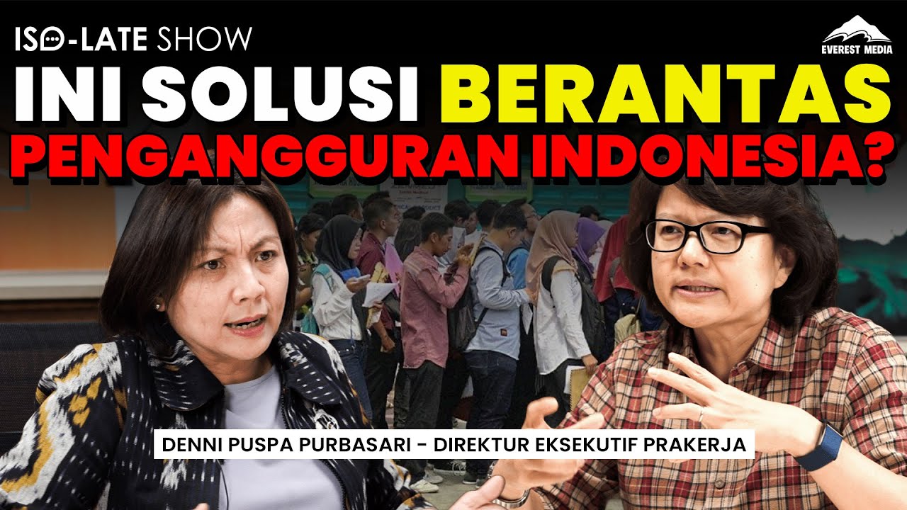 DIREKTUR PRAKERJA BONGKAR MASA DEPAN KERJA INDONESIA!! - Iso-Late Show #everestmedia #prakerja