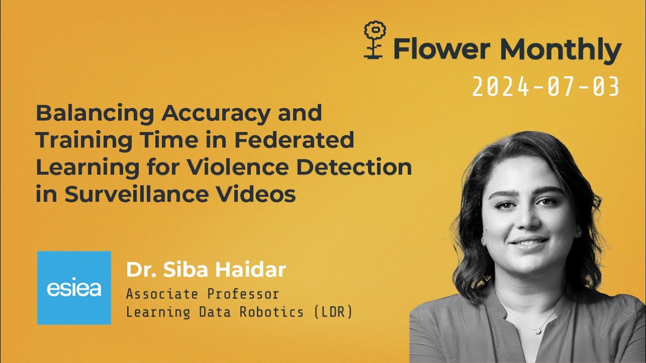 Balancing Accuracy & Training Time in FL for Violence Detection in Surveillance Videos (Flower Mon.)