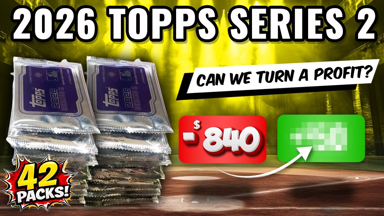 3.5 CASES!!🚨PROFIT CHALLENGE🚨 2026 TOPPS SERIES 2 BASEBALL SILVER PACKS!!