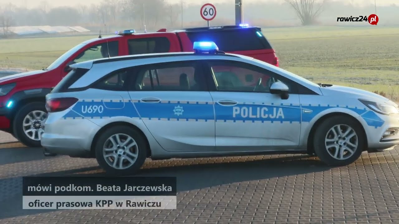 Tragedia pod Rawiczem. Zginął pieszy