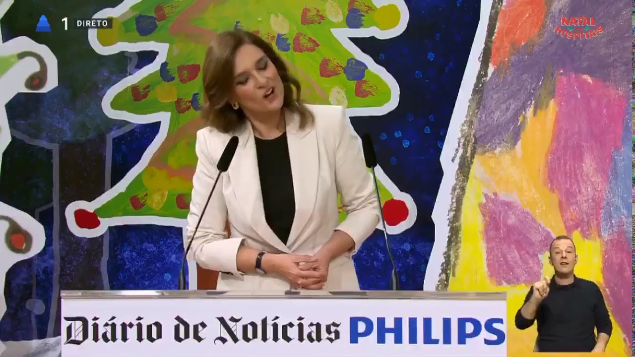 Cristina Esteves no Natal dos Hospitais 2020