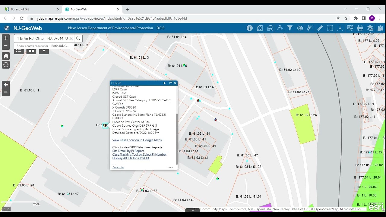 NJDEP Geoweb Demonstration