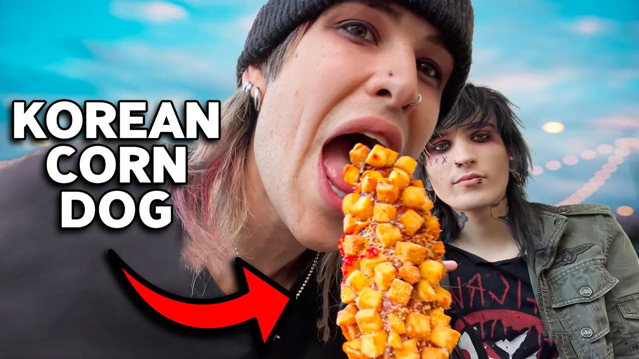 We Tried KOREAN CORN DOGS