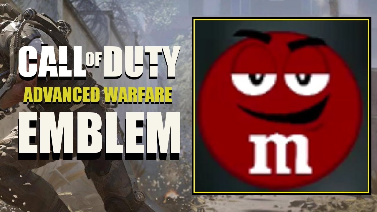 COD AW / Call of Duty Advanced Warfare : M & M Emblem Tutorial