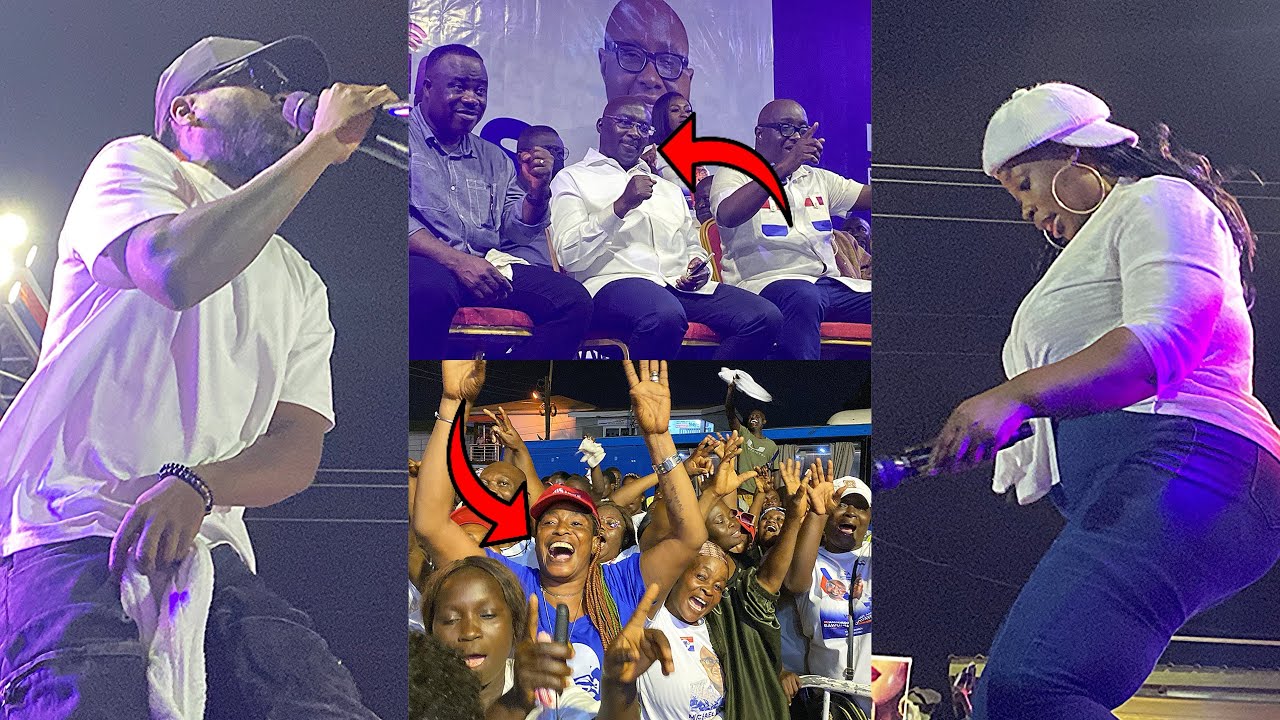 Samini, Guru, Philipa Baafi Massive Performance for NPP at Dome Kwabenya for Bawumia Campaign Tour
