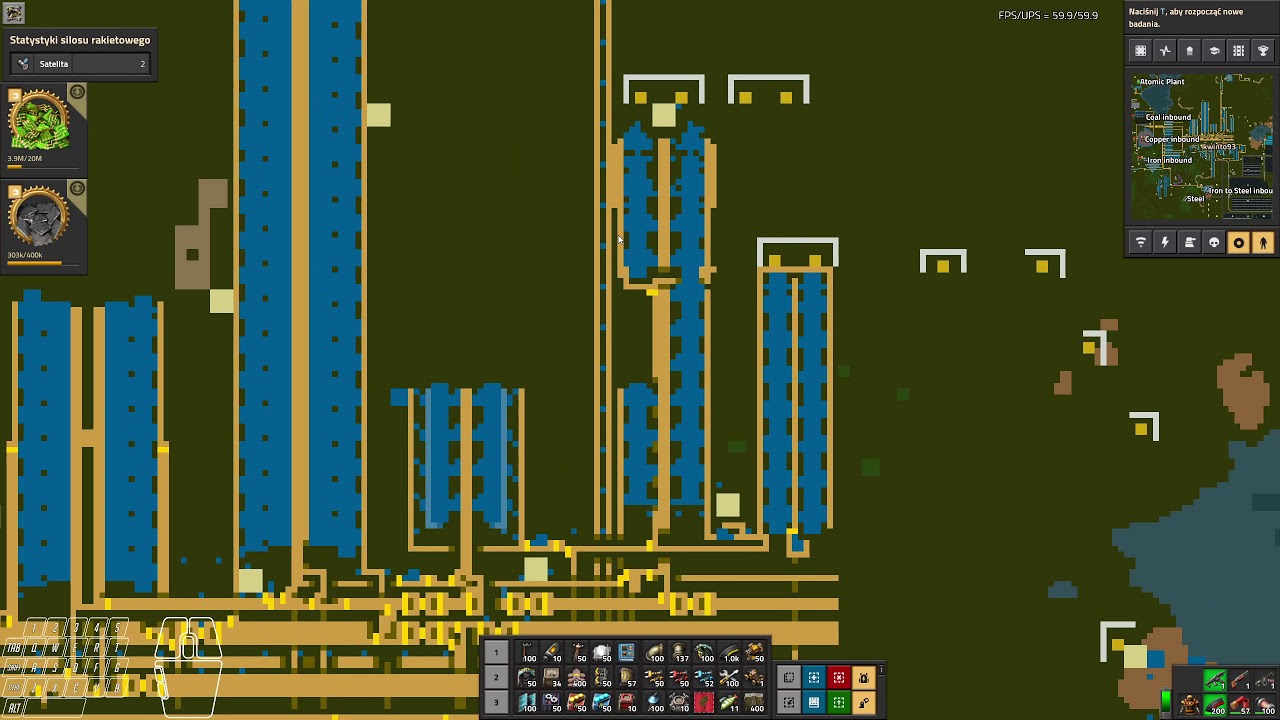 Factorio po polsku: przetw&oacute;rstwo uranu, elektrownia atomowa i narzędzia do budowy megabazy #16