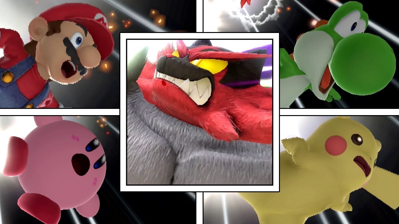 Every Character Destroyed By Incineroar's Final Smash In Super Smash Bros Ultimate