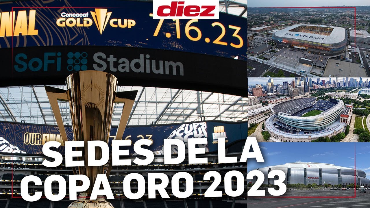 Estos son los ESTADIOS y CIUDADES para la Copa Oro 2023