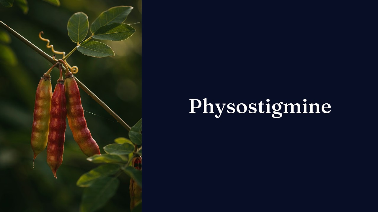 Physostigmine (Anticholinesterase): Mechanism, Uses & Side Effects | Short Notes | ANS Pharmacology