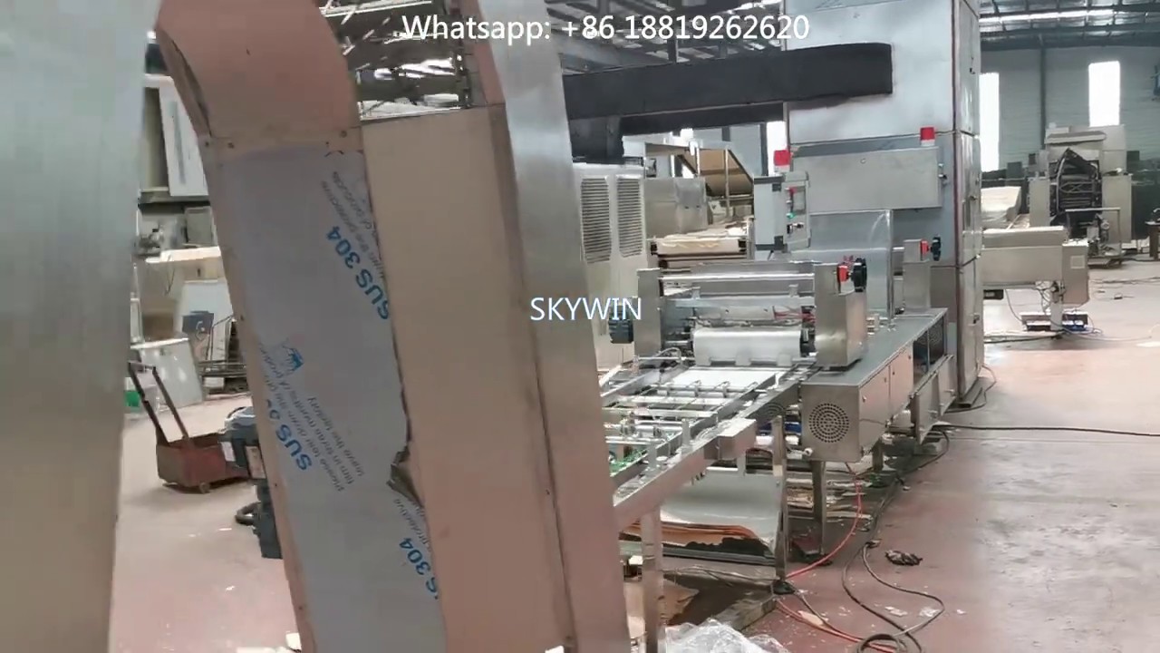 SkyWin usine ligne de production de gaufrette automatique