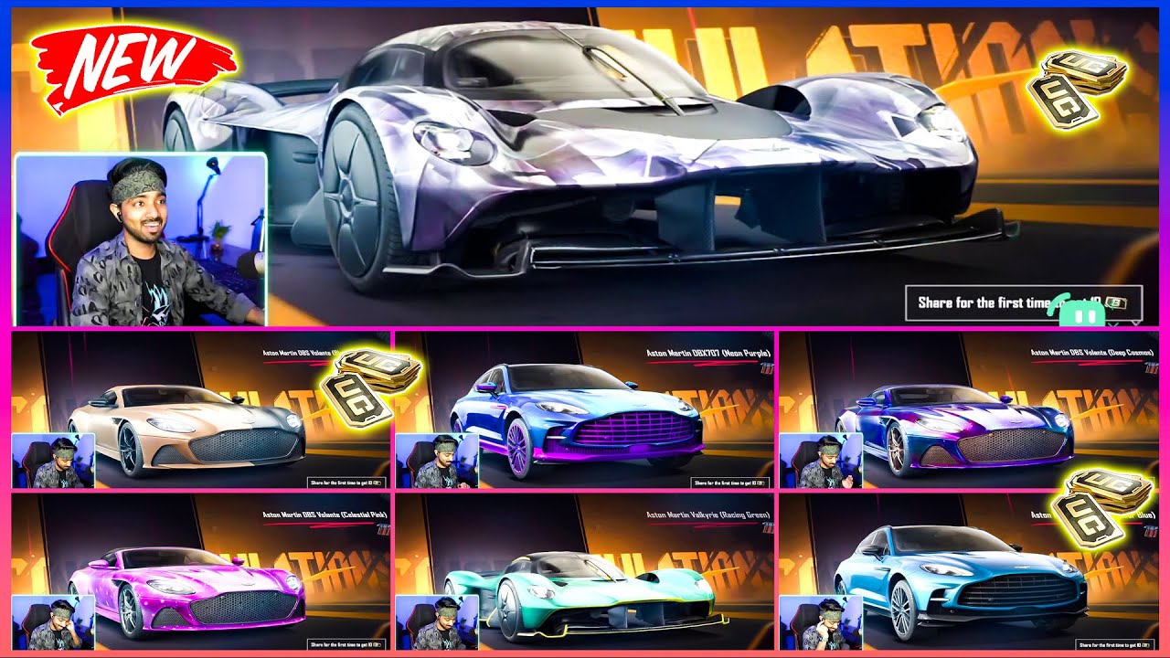 😍 NEW SUPER CAR ASTON MARTIN CRATE OPENING IN BGMI/PUBGM - WAIT FOR THE END 😱 FT. @MrCyberSquad69