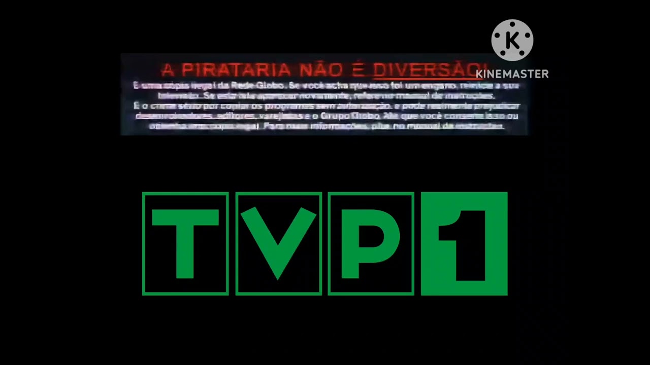 TVP 1 (1991 1999) Anti Piracy screen